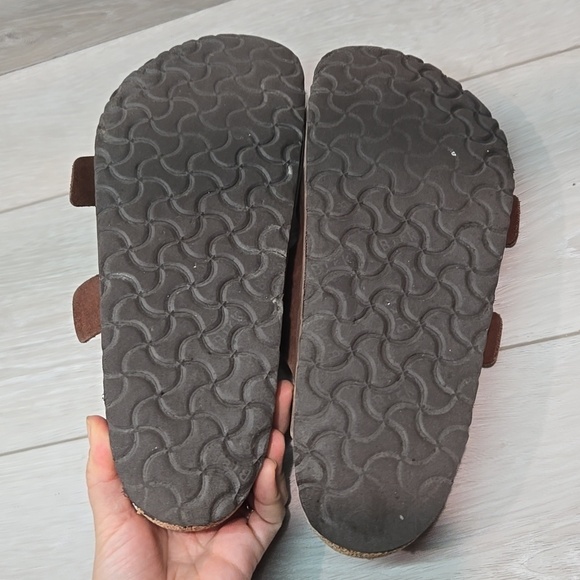 Birkenstock Mens Arizona  Suede Sandals with Buckle Straps Shoes Sz 44/11 Regula main image 14